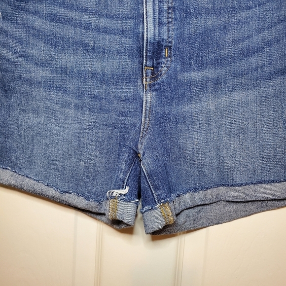 Madewell High-Rise Denim Shorts Blue in Size 29 - Picture 4 of 10